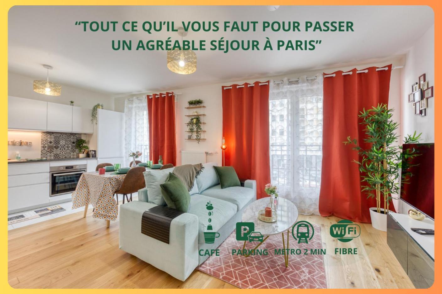Apartamento Easy Paris Visit Metro & Parking Saint-Ouen  Exterior foto